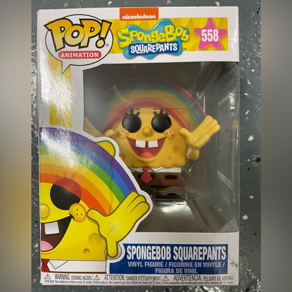 SpongeBob Squarepants Rainbow Funko Pop #558 NEW - Picture 7 of 8